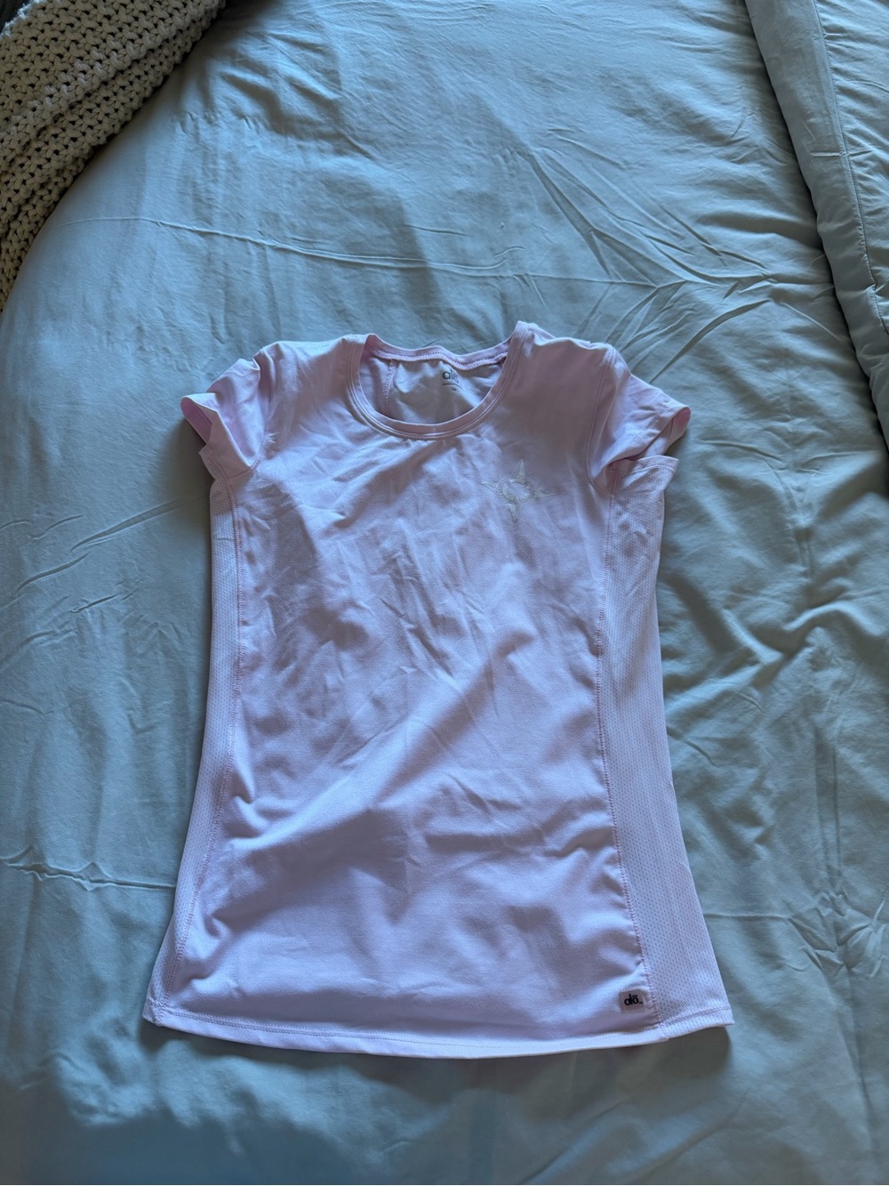 Light Pink Alo Custom Active Tee